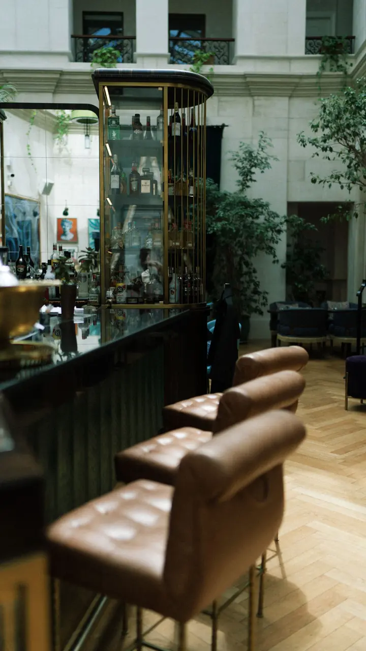 Restaurant gastronomique intérieur