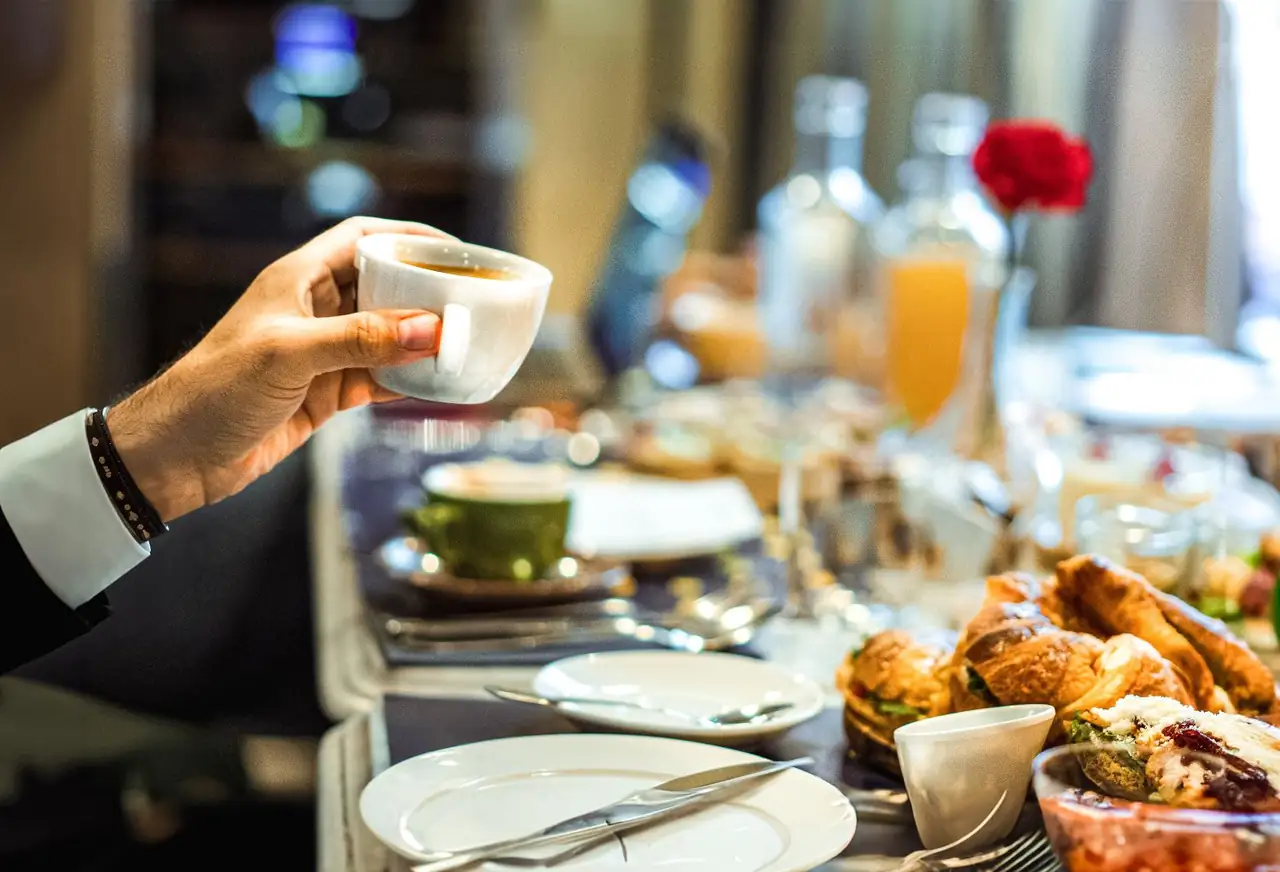 Espace café luxueux