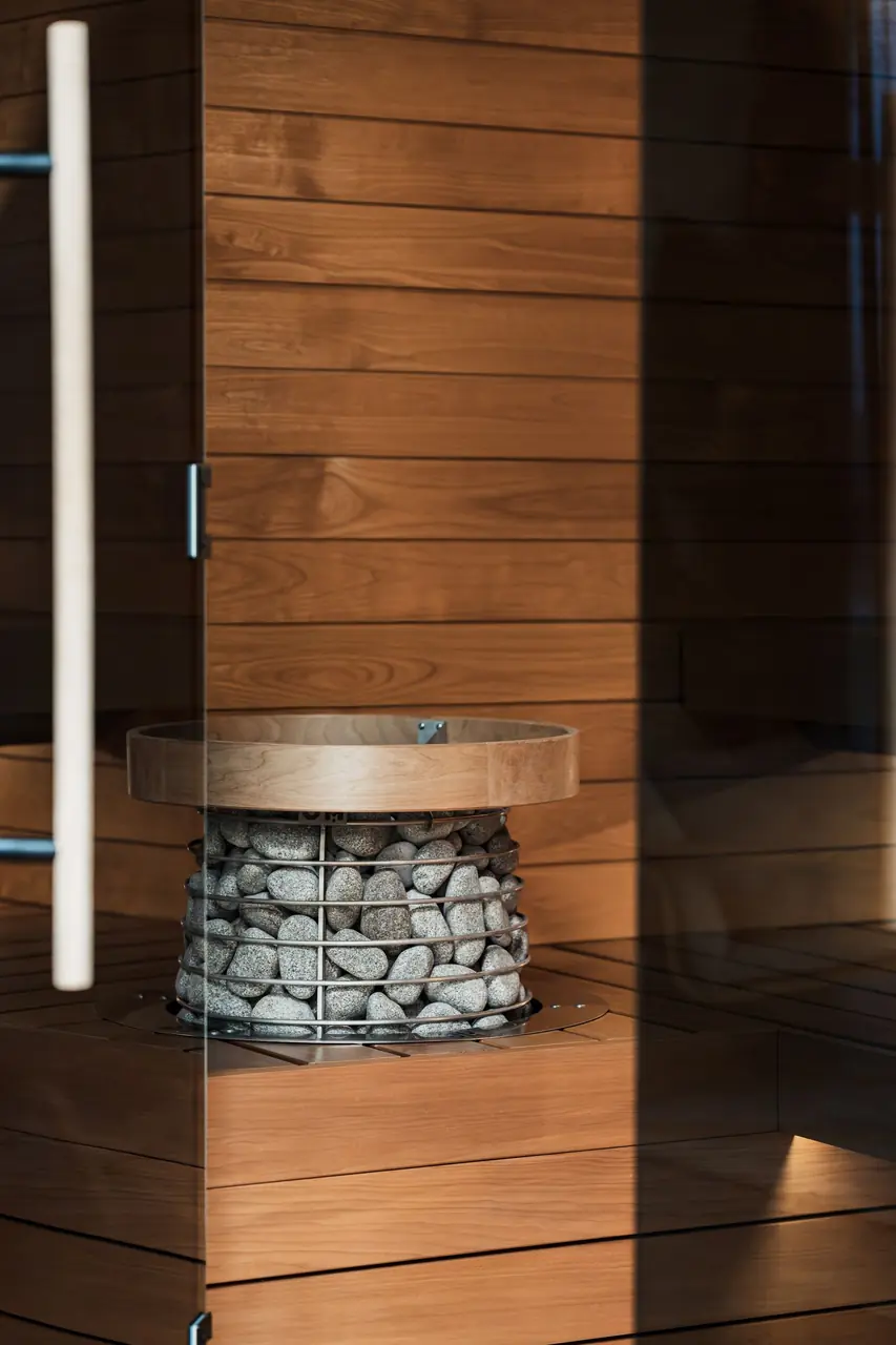 Sauna traditionnel en bois