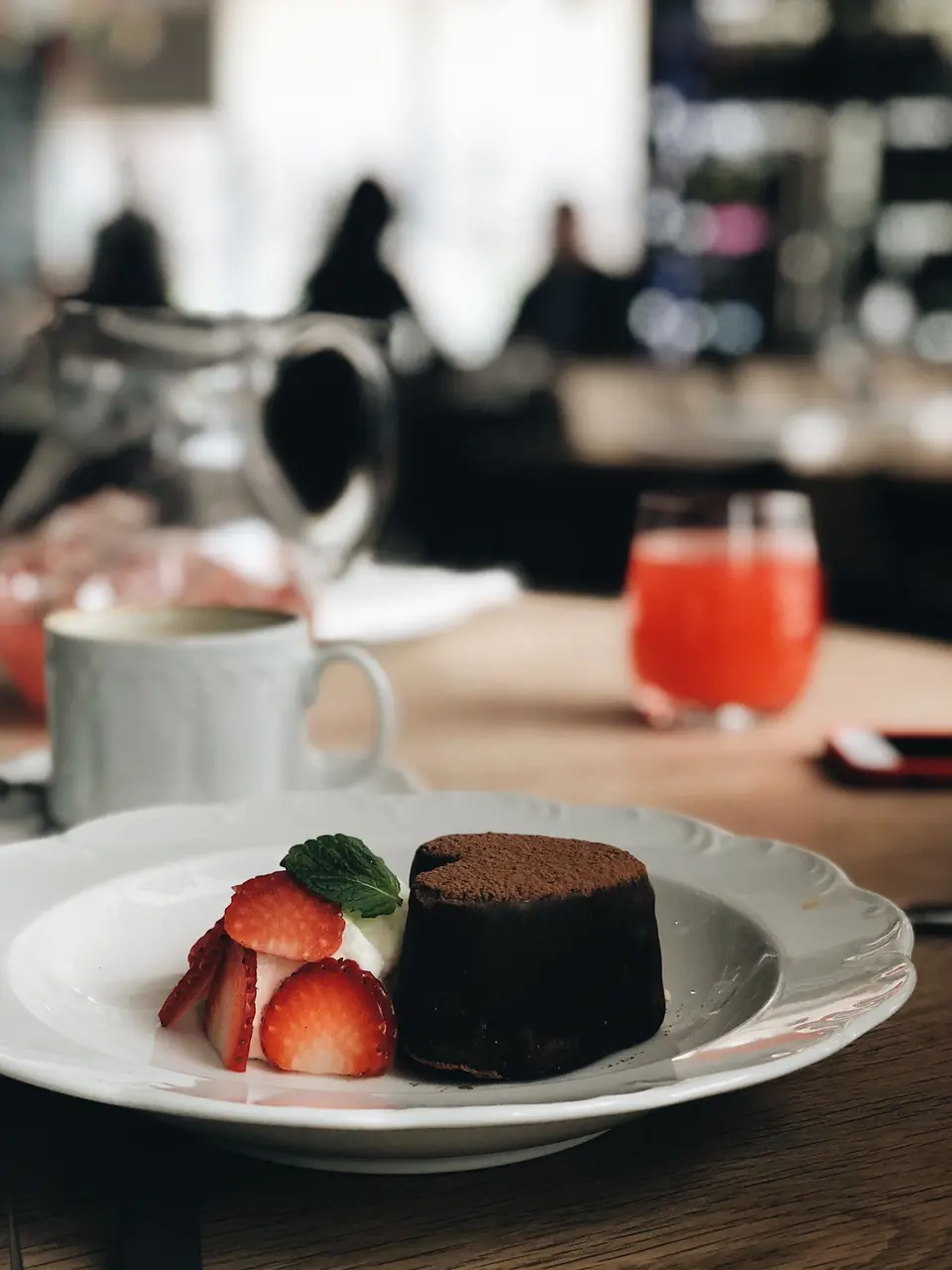 Gâteau au chocolat raffiné